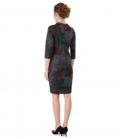 Midi dress made of elastic jersey