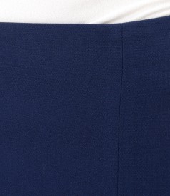 Office skirt with zipper