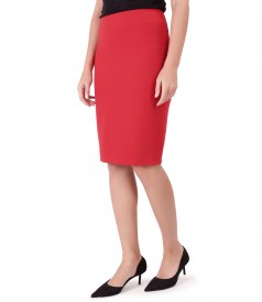 Office skirt made of elastic fabric