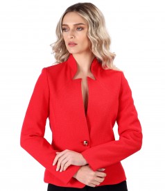 Office jacket made of elastic fabric