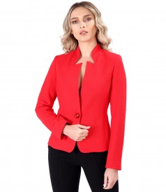 Office jacket made of elastic fabric