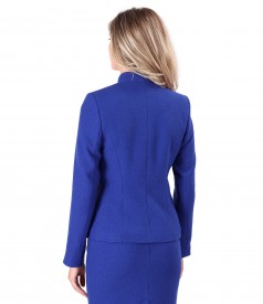 Office jacket made of elastic fabric