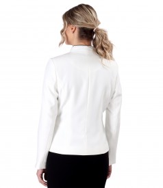 Office jacket with contrast trim