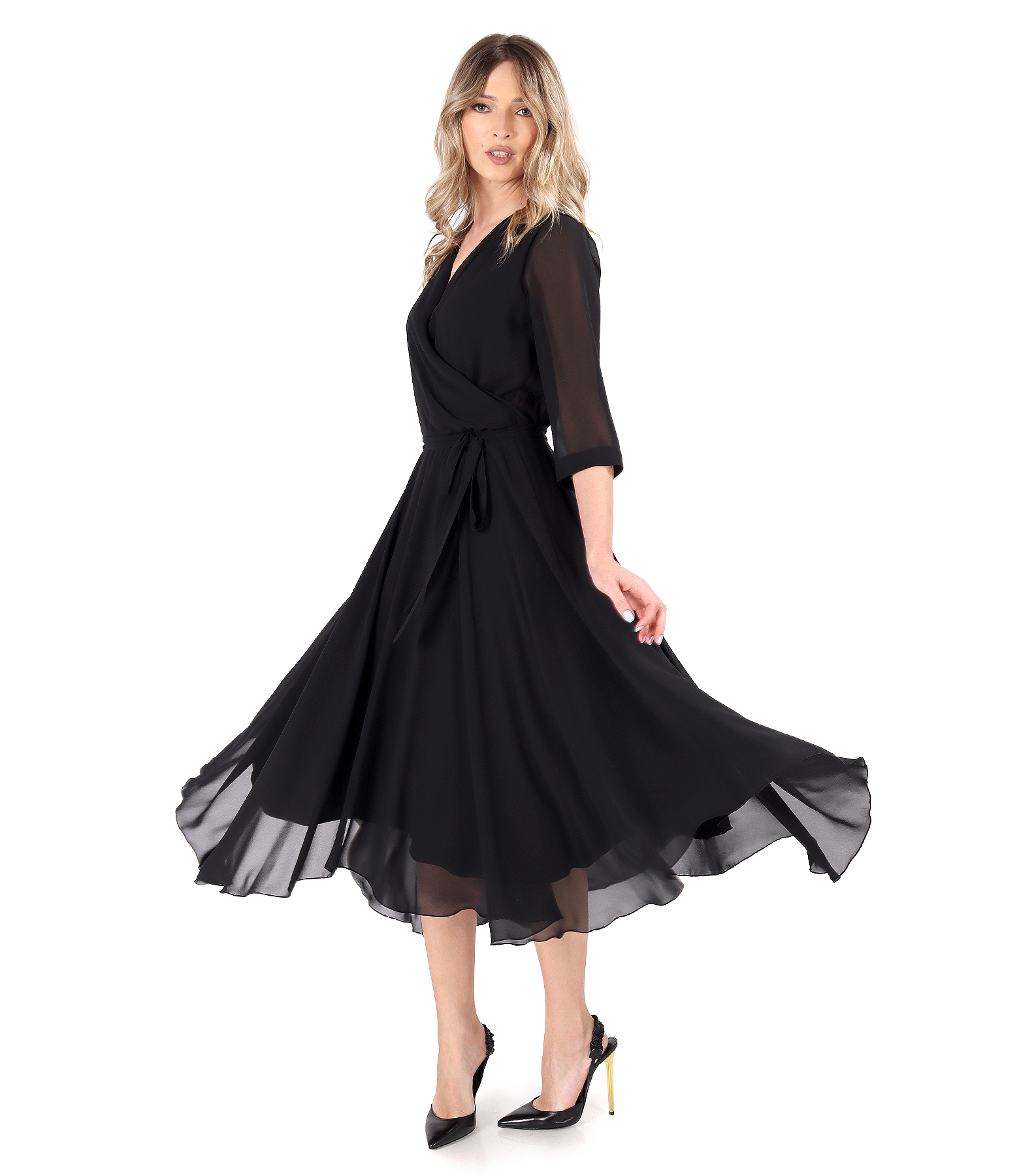 Voile elegant dress