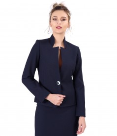 Office jacket made of elastic fabric