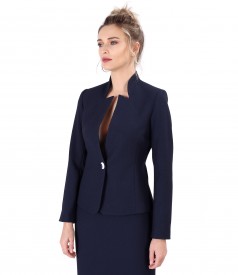 Office jacket made of elastic fabric