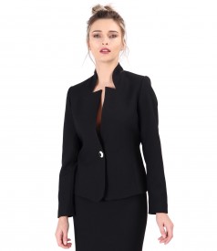 Office jacket made of elastic fabric