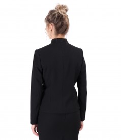 Office jacket made of elastic fabric