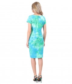 Casual dress made of elastic cotton jersey