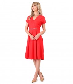 Elegant viscose uni dress