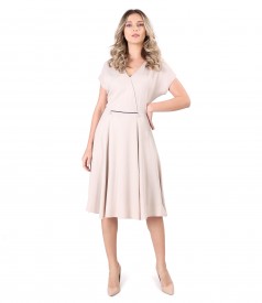 Elegant viscose uni dress