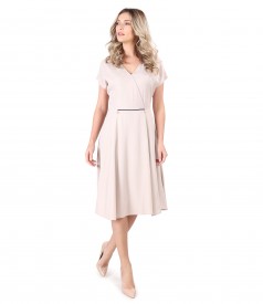 Elegant viscose uni dress