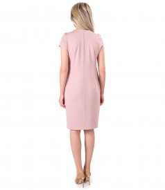 Viscose dress with side pockets