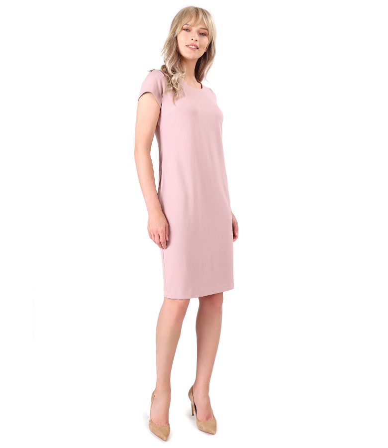Viscose dress with side pockets
