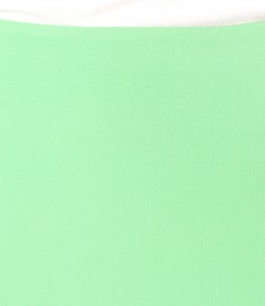 Tapered skirt made of elastic fabric