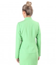 Office jacket made of elastic fabric