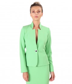 Office jacket made of elastic fabric