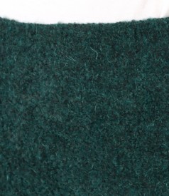 Elegant skirt made of wool and alpaca
