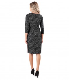 Midi dress made of thick elastic jersey