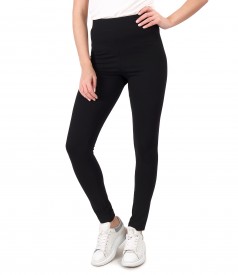 Elastic jersey leggings