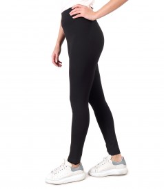 Elastic jersey leggings