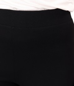 Elastic jersey leggings