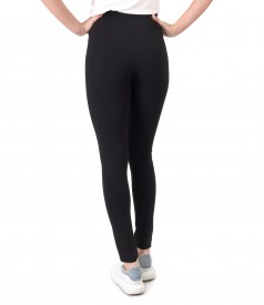 Elastic jersey leggings