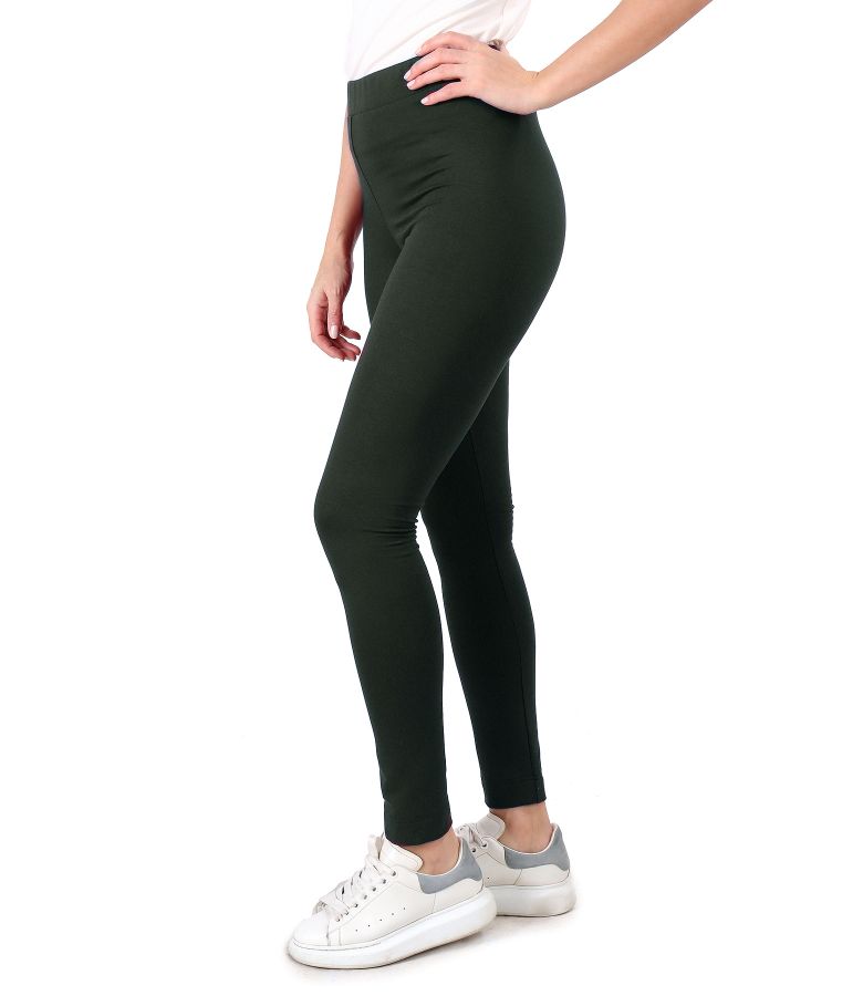 Elastic jersey leggings