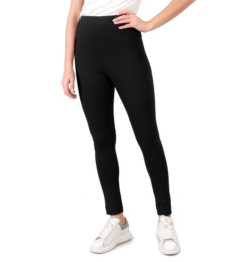 Elastic jersey leggings