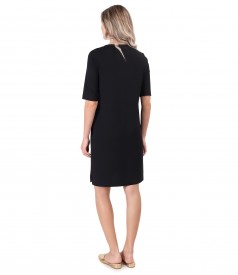 Elastic jersey casual dress