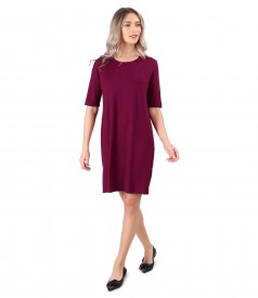 Casual dress made of elastic jersey