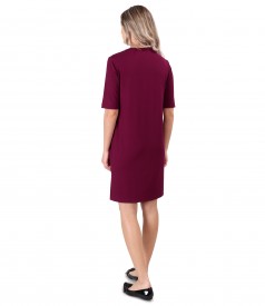 Casual dress made of elastic jersey