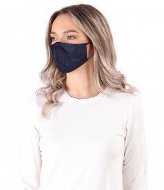 Reusable elastic jersey mask