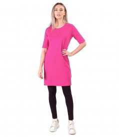 Casual dress made of elastic jersey