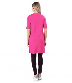 Casual dress made of elastic jersey