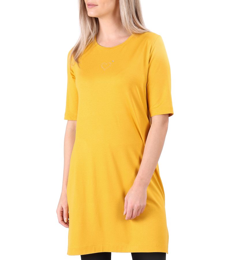 Casual dress made of elastic jersey