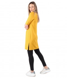 Casual dress made of elastic jersey