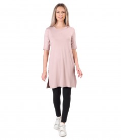 Casual dress made of elastic jersey