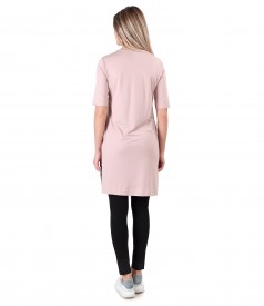 Casual dress made of elastic jersey