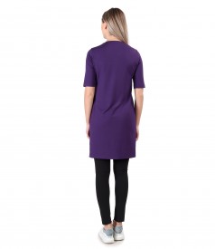 Casual dress made of elastic jersey