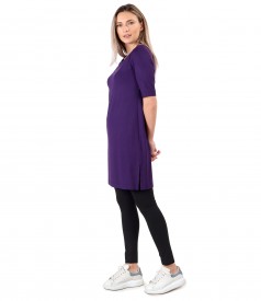 Casual dress made of elastic jersey