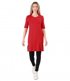 Casual dress made of elastic jersey