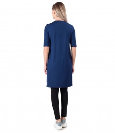 Casual dress made of elastic jersey