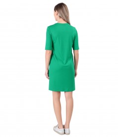 Casual dress made of elastic jersey