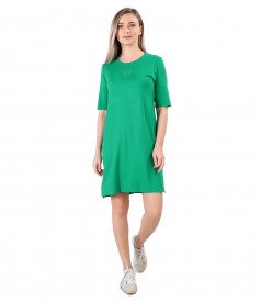 Casual dress made of elastic jersey