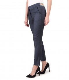 Ankle pants made of elastic denim