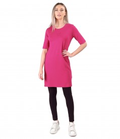 Casual dress made of elastic jersey