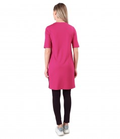 Casual dress made of elastic jersey