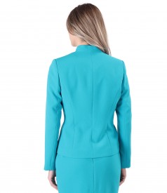 Office jacket made of elastic fabric