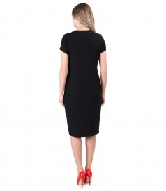 Elastic jersey elegant dress